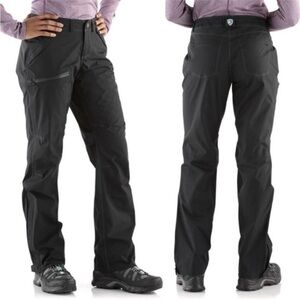 Kuhl Size 4 Women’s Jetstream Rain Pants Waterproof Black Outdoor Hiking